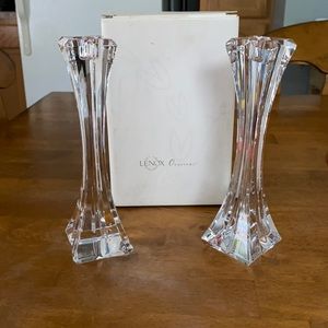 Lenox candlestick holders